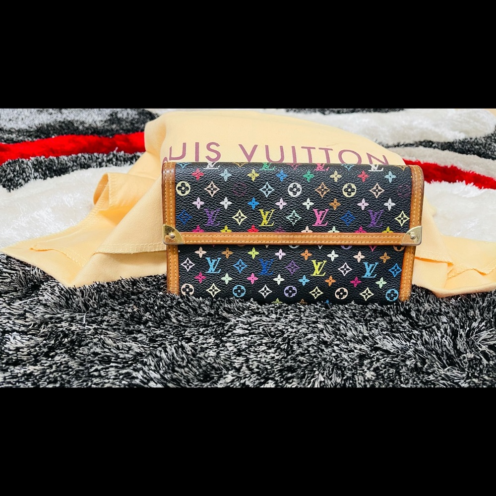 LOUIS VUITTON Multicolor Trifold Wallet